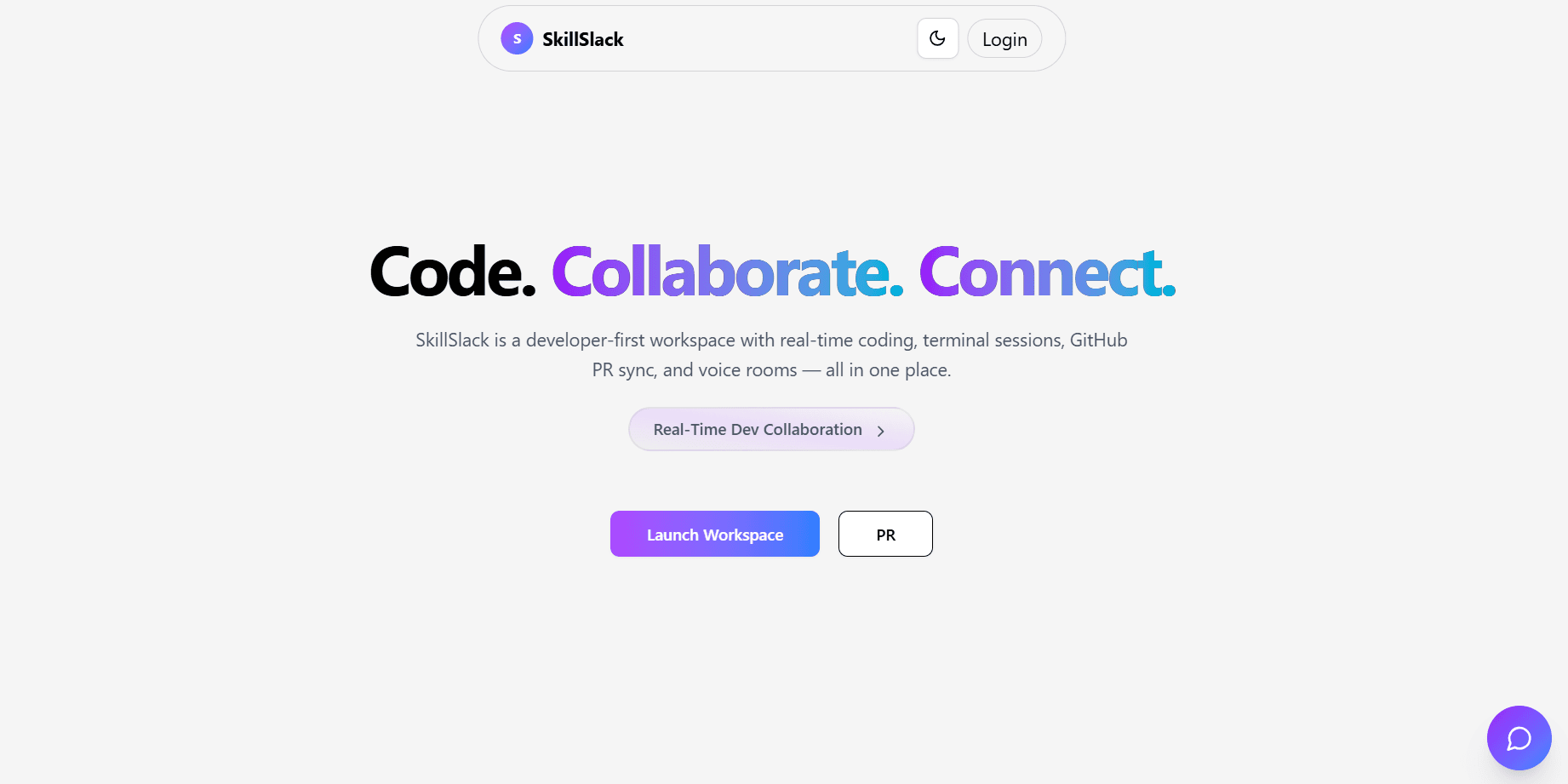 SkillSlack – Developers Collaboration Platform
